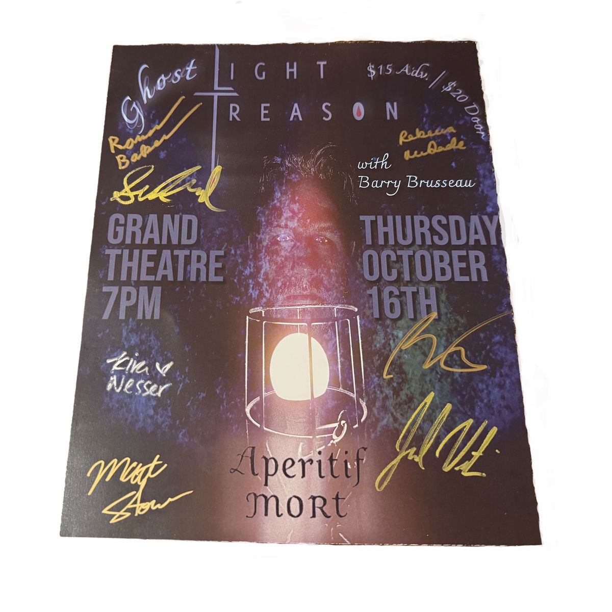 October 16th signed poster