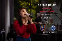 Kaylee Bucio Singing national anthem