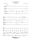 Spring Morning - 2 Part Sheet Music