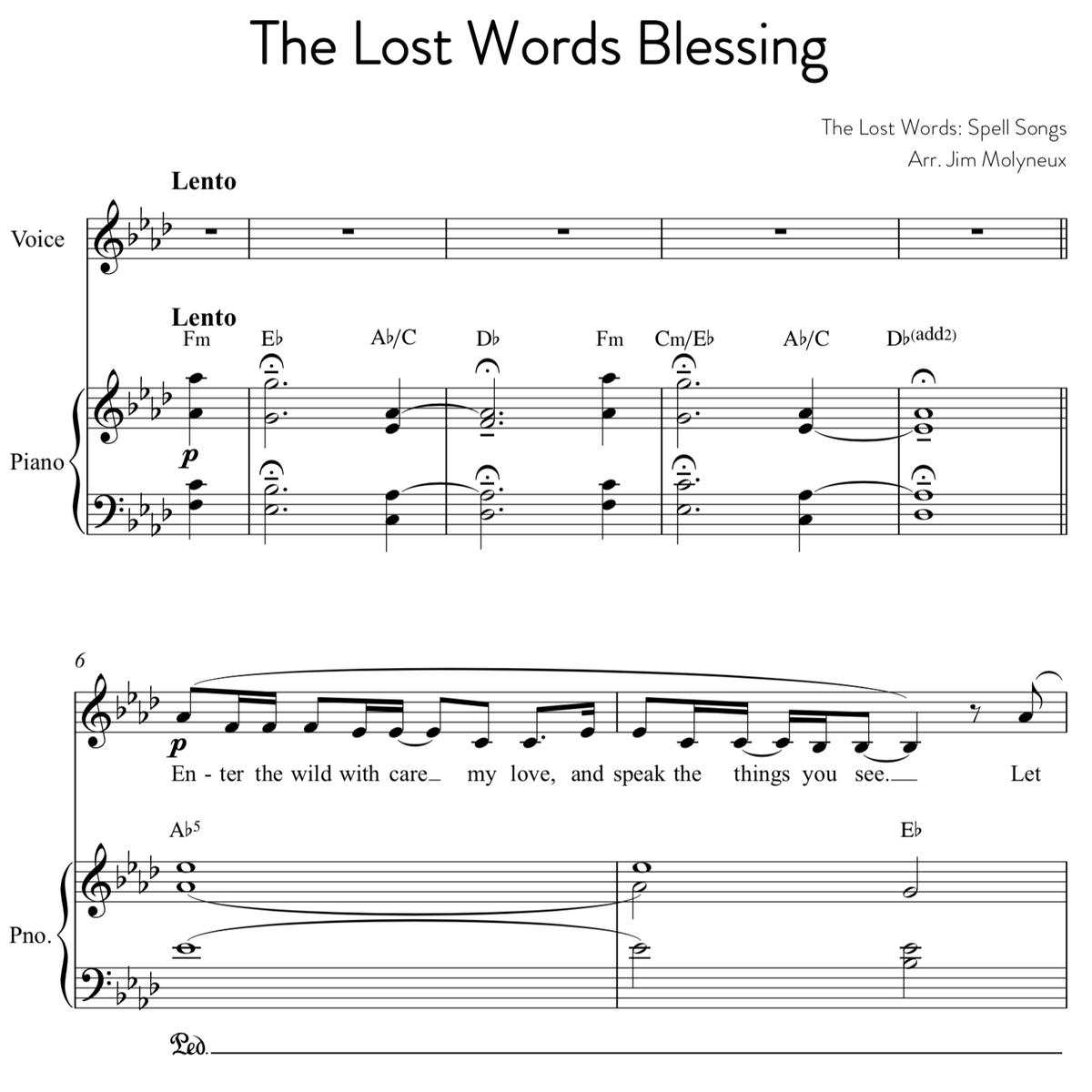 The Lost Words Blessing