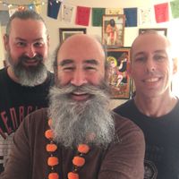 First Friday Kirtan with MahaShakti Music: Tio Lechuga, Jake Murry, and Dave Rogers.