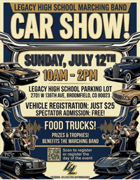 Roxborough Bluze live at Legacy High School Marching Band Car Show