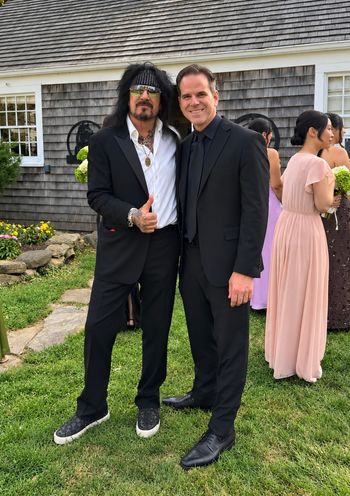 Peter with Nikki Sixx of Motley Crue
