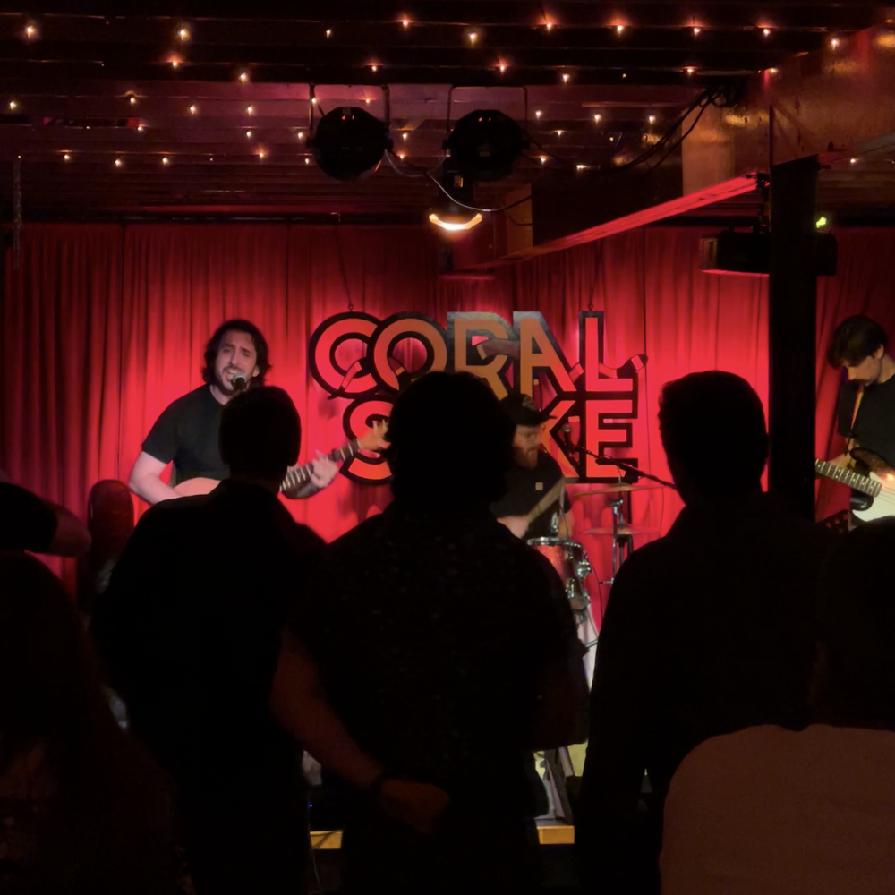 Andrew Savage with joe hilling and jack meidel live at the coral snake in austin texas