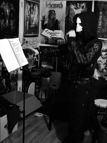 Recording Cultus Lupus album 2016
