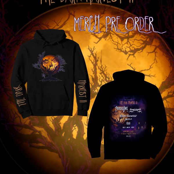 The Dark Harvest Hoodie (Black) UV Reactive