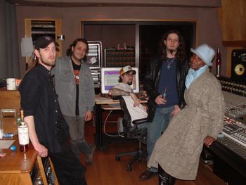 Hangin in Studio A Electric Lady Studios NYC w/Chris Petro behind the board
