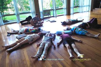 Collaboration in "Self Nurturing Workshops" at Govinda Valley, Otford, NSW 2017
