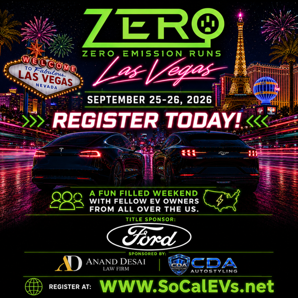 ZERO Run to Vegas 2026 Entry Fee- Only 1 Needed Per Vehicle
