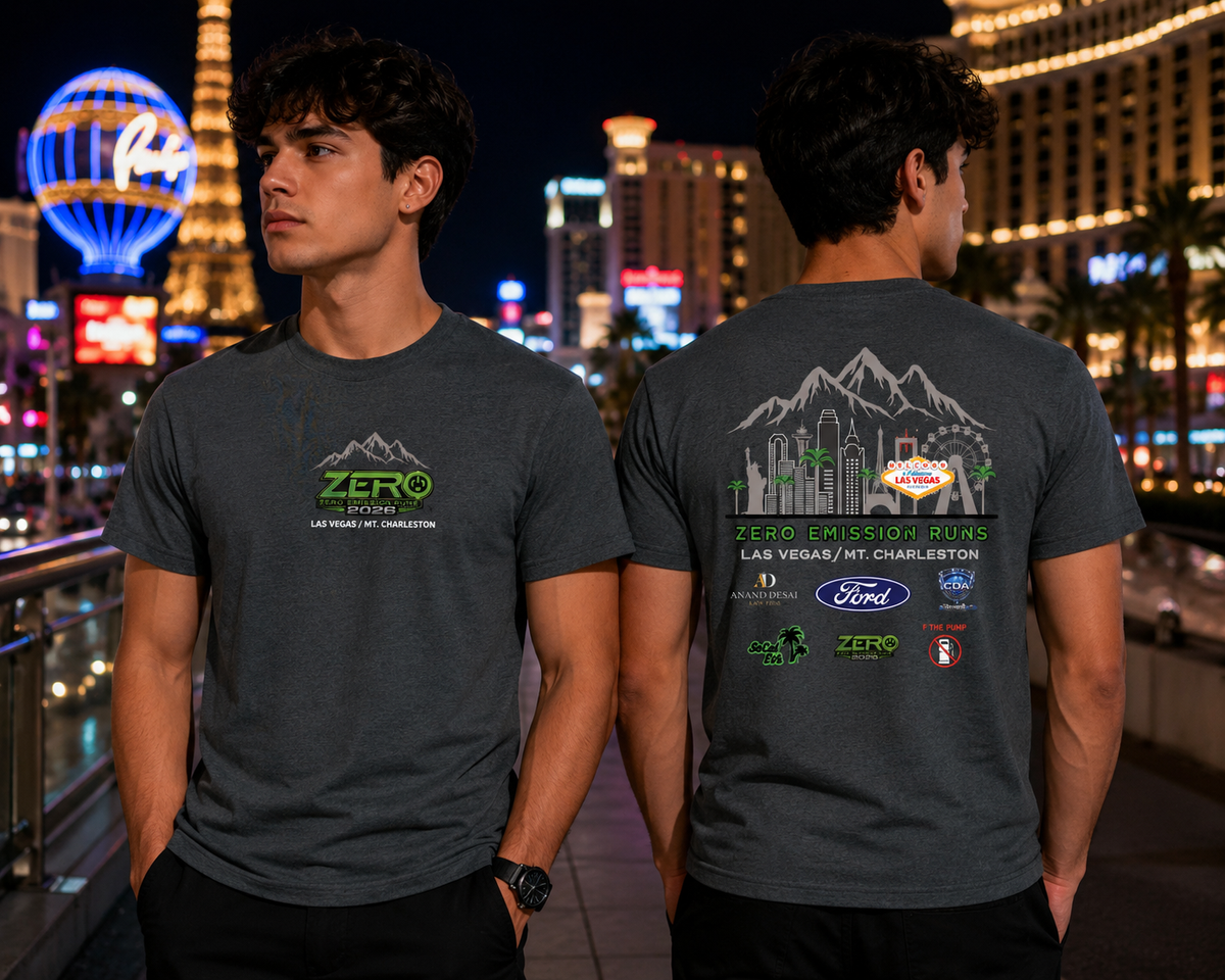 Additional ZERO Run to Vegas T-Shirt- 4 Colors