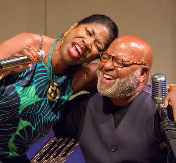 With Fred Johnson
