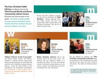 Third annual words and music community culture series