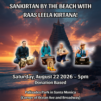 SANKIRTAN BY THE BEACH WITH RAAS LEELA KIRTANA