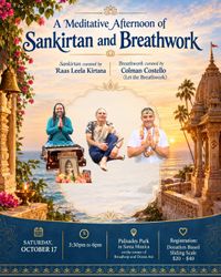 A MEDITATIVE AFTERNOON OF SANKIRTAN AND BREATHWORK