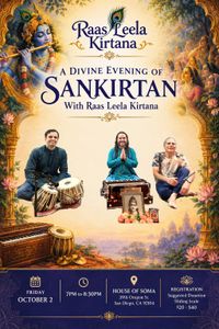 A DIVINE EVENING OF SANKIRTAN WITH RAAS LEELA KIRTANA