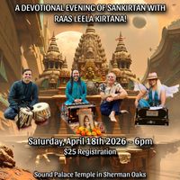 A DEVOTIONAL EVENING OF SANKIRTAN WITH RAAS LEELA KIRTANA