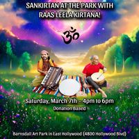 Soulful Sunsets & Sacred Sounds: Sankirtan at the Park with Raas Leela Kirtana! ✨