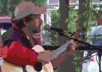 Bob Bland at Cafe Galleria