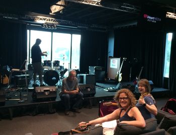 WDVE Live - setting up w/Jill Simmons and the Pearl Band
