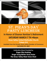 St. Piran's Day Pasty Luncheon and Concert