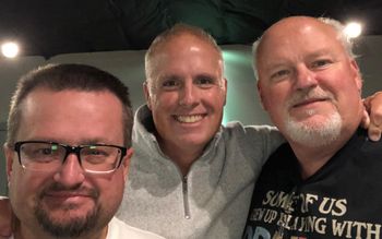Producer Steve McCuin and Robb Tripp
