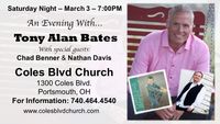 An Evening With Tony Alan Bates