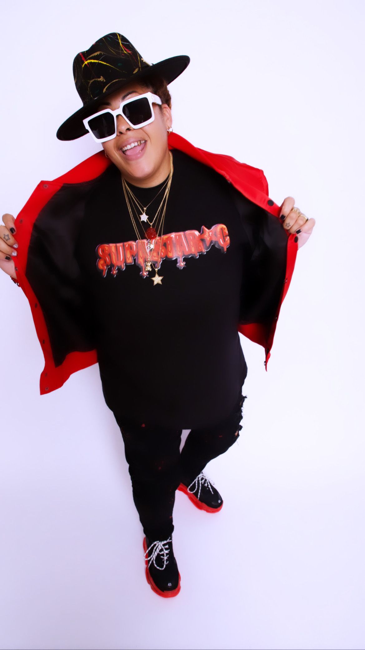 SupastarC Drip logo T-Shirt