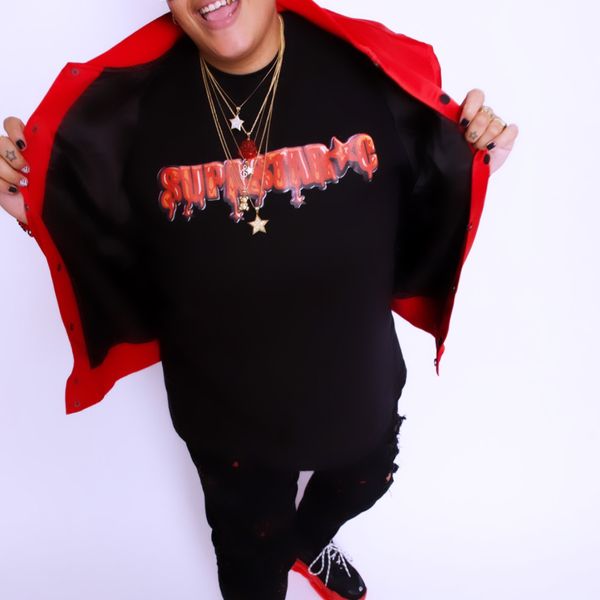 SupastarC Drip logo T-Shirt