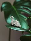 LIMITED EDITION - Hand crafted solid silver climbing shoe charm 