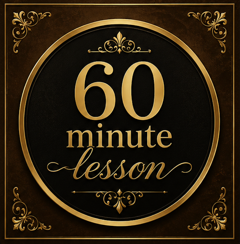 60 minute lesson - 1 time