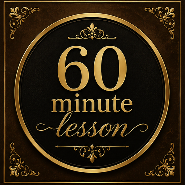 60 minute lesson - 1 time