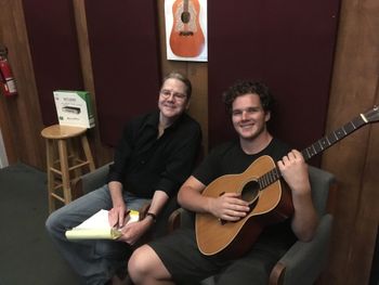 Producing a single with vocalist Anthony Coseo at Exum Studios

