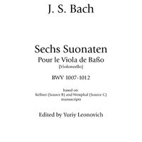 Bach - Cello Suite No. 3, BWV 1009 by Yuriy Leonovich