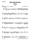 Vivaldi - 9 Cello Sonatas (Urtext, Unmarked and Marked with Keyboard Realization)