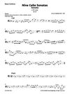 Vivaldi - 9 Cello Sonatas (Urtext, Unmarked and Marked with Keyboard Realization)