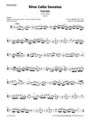 Vivaldi - 9 Cello Sonatas (Urtext, Unmarked and Marked with Keyboard Realization)