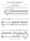 Cassadó - Quatre Pièces Espagnoles (Transcribed for Cello and Piano)