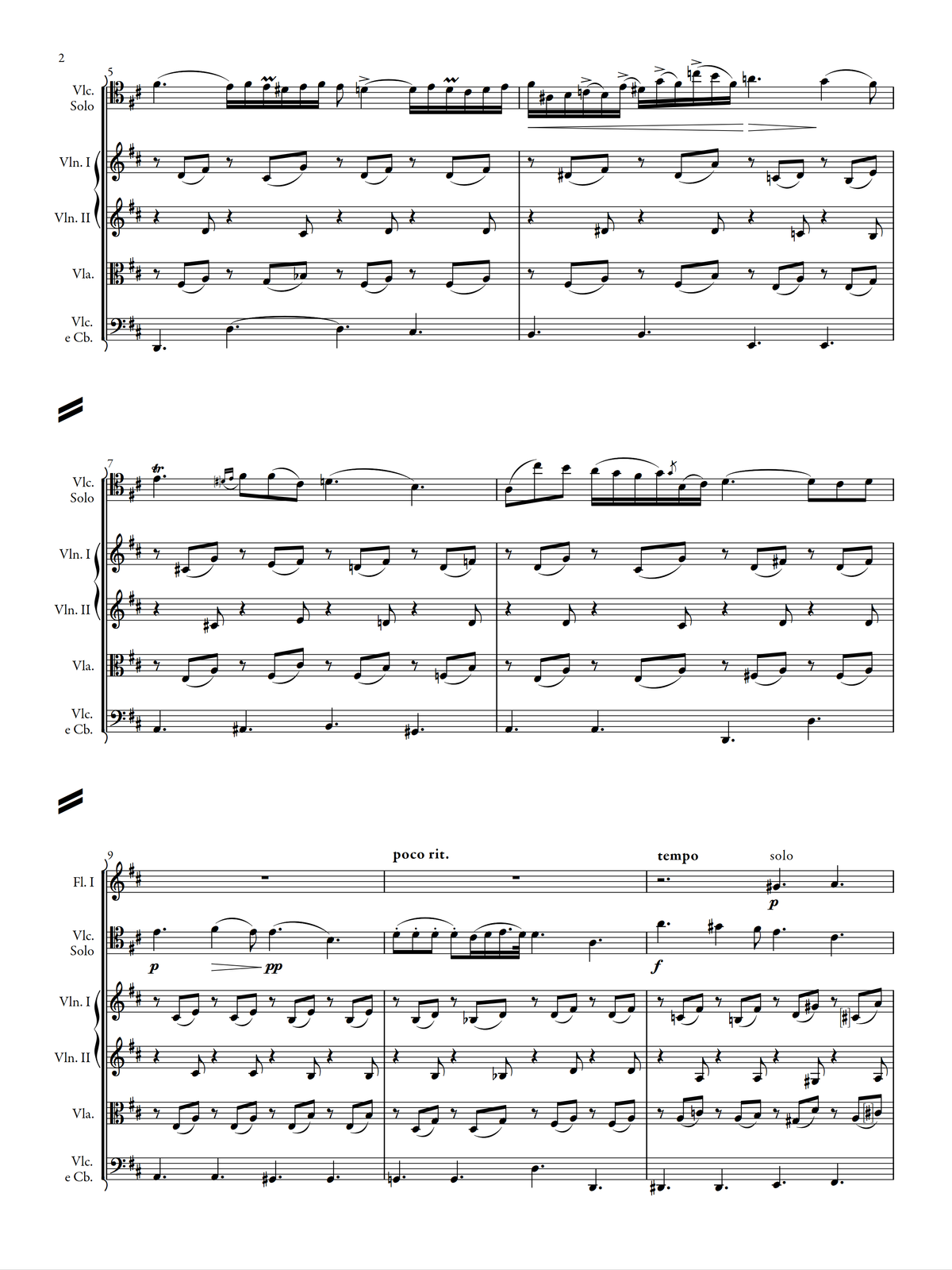Chopin-Servais - Nocturne Op. 9, No. 2 (For Cello and Orchestra)