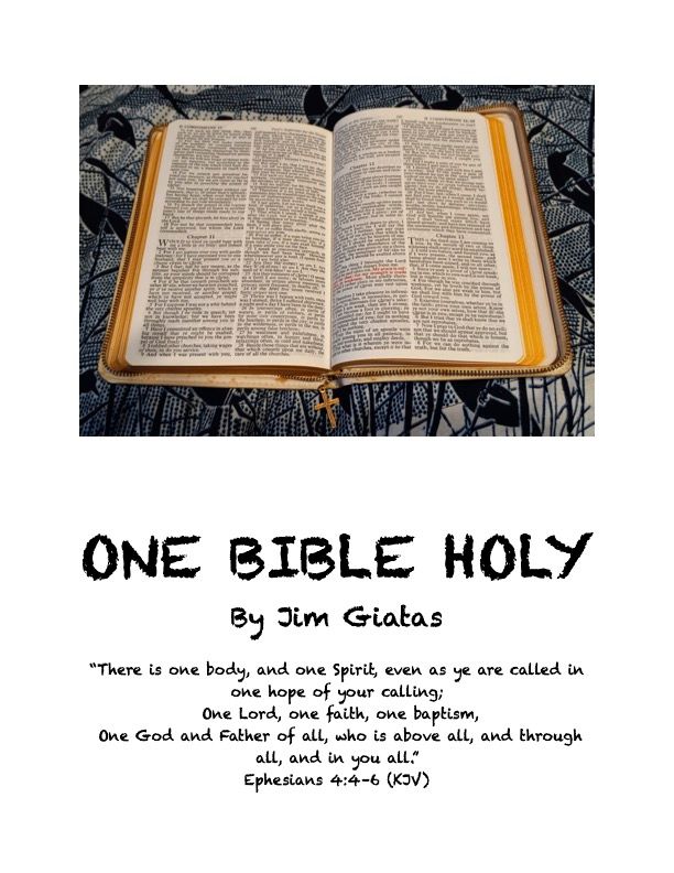 ONE BIBLE HOLY