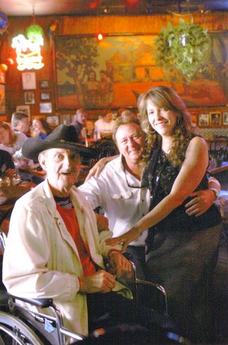Nigel Pickering, Jim Carrick and Elizabeth Roth at Tradewinds
