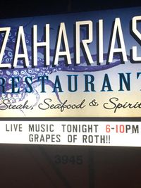 The Grapes of Roth at Zaharias