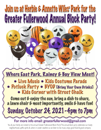 Elizabeth Roth at Greater Fullerwood neighborhood block party