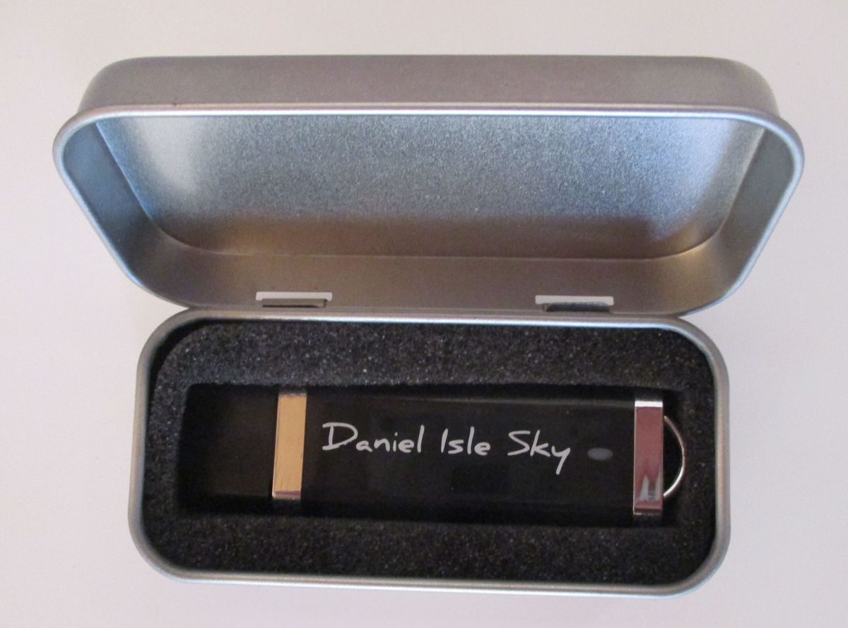 Flash Drive in Small Metal Tin Case - Contains MP3s and WAVES
