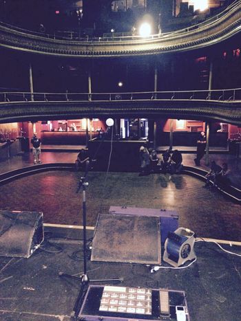 Before the show.....Trocadero, Philadelphia.
