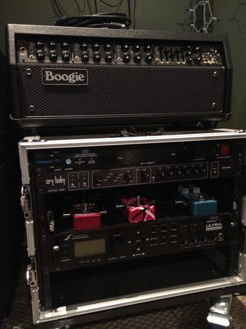 I went through a Petrucci phase.....his exact rig.
