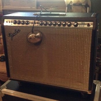 This was my father's Fender Twin Reverb. Unfortunately I sold this a few years ago.
