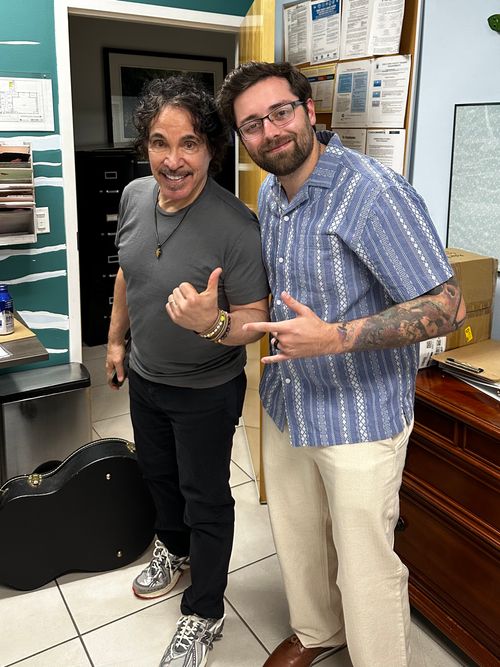 Patrick Sampson with John Oates