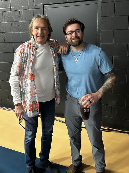 Patrick pictured with legendary promoter Rich Engler