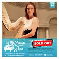 Aaron Alter's Introspective Blues #1 for Flute and Harp will be performed by flutist Emanuel Esparza and harpist Vanessa Fountain at the Music by the Sea Concert Series at the Encinitas Library
