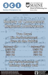 Aaron Alter's "La Joie de Vivre (inspired by the painting by Picasso) for flute and piano will be played at the SCI Regional Conference at the University of Maine, Orono